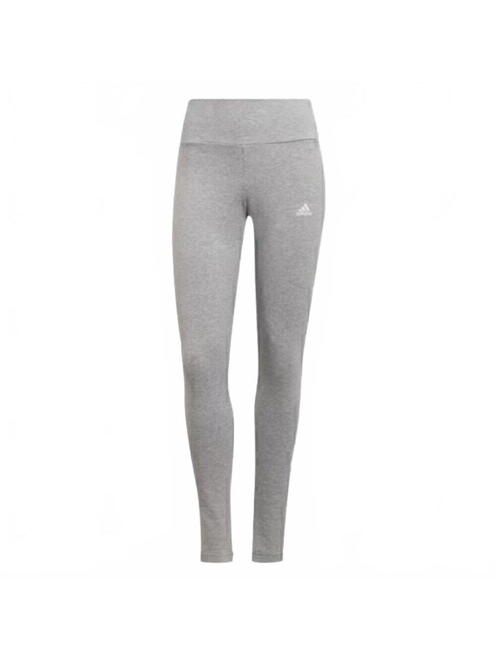 Adidas Loungewear Essentials High Waisted Logo Cotton Legging Pants Grey NWT XS